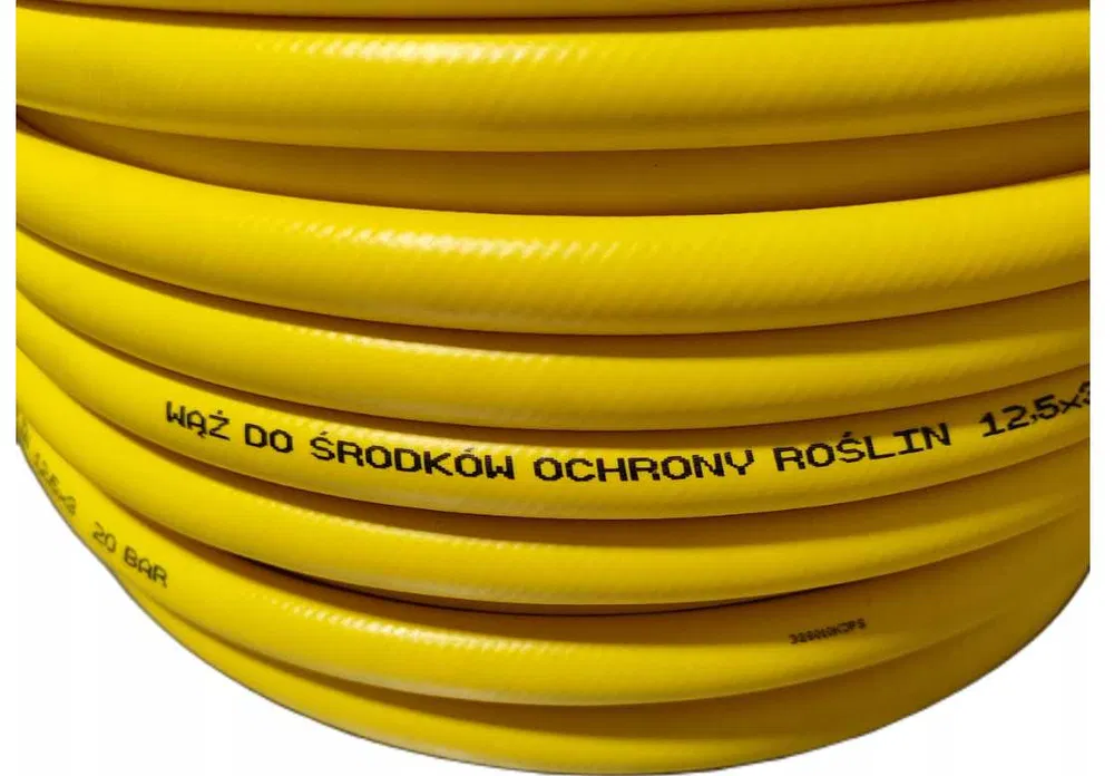 WĄŻ DO OPRYSKIWACZA 12.5X3mm zbrojony 20BAR